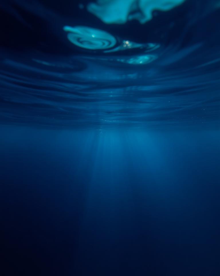 Underwater light rays